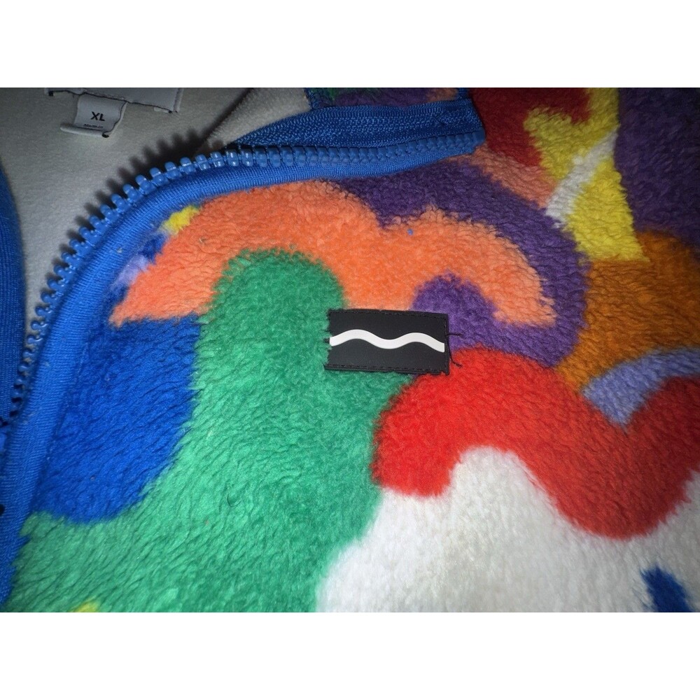 Crayola Kohl’s Jacket Adult XL Rainbow Fleece Adaptive Full Zip Limited Ed - Picture 3 of 9
